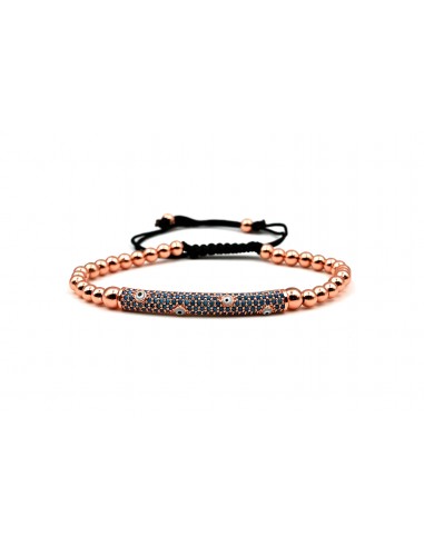 TIRQUOISE EYEBAR BRACELET ROSE GOLD