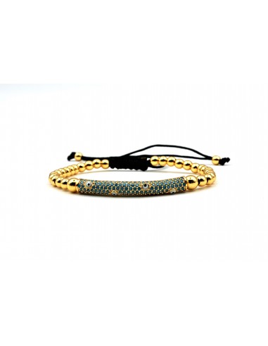 TIRQUOISE EYEBAR BRACELET GOLD