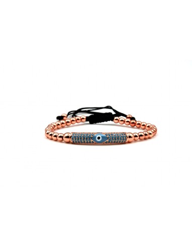 TIRQUOISE SMALL EYEBAR BRACELET ROSE GOLD