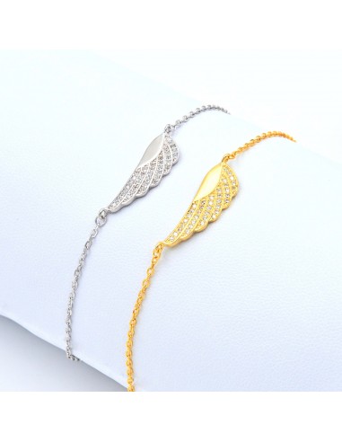FEATHER BRACELET SILVER 925 GOLD-SILVER