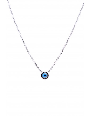 Silver Turquoise Evil Eye Necklace – Gilded Halo