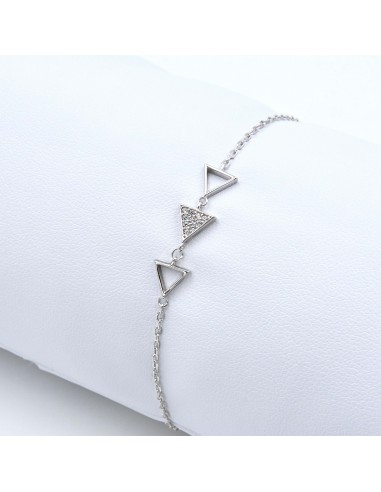 TRIANGLES  BRACELET SILVER 925- SILVER