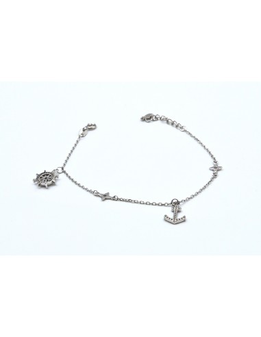 ANCHOR HANGING BRACELET SILVER 925- SILVER