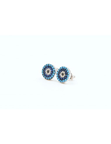 EVIL EYE EARRINGS SILVER 925- SILVER