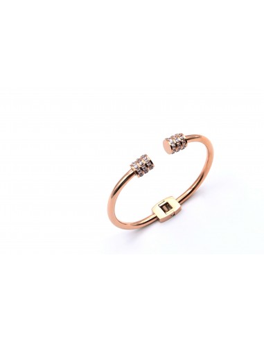 SPARKLE BALL CUFF BRACELET ROSE GOLD