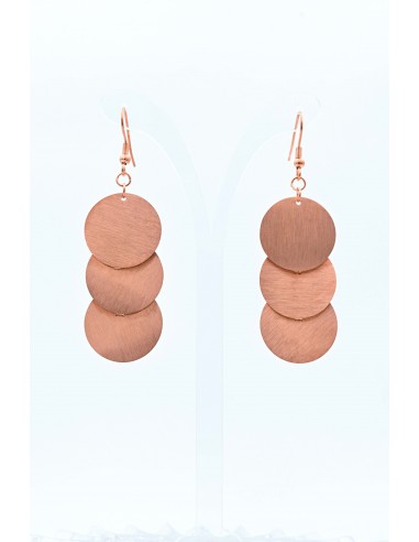 STAINLESS STEEL EARRINGS- ROSE GOLD.