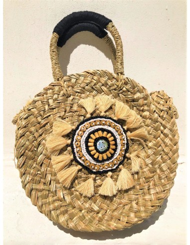 NATURAL STRAW BOHO MINI BAG