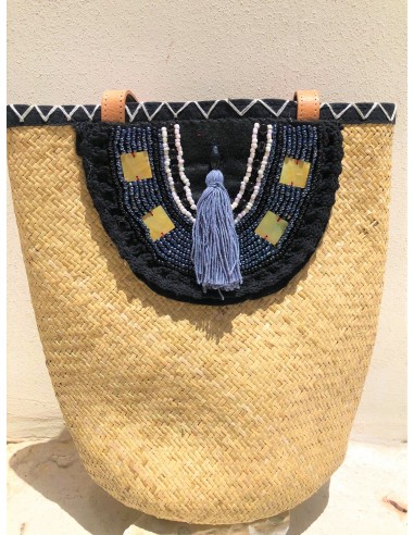 NATURAL SRAW BOHO MINI BAG