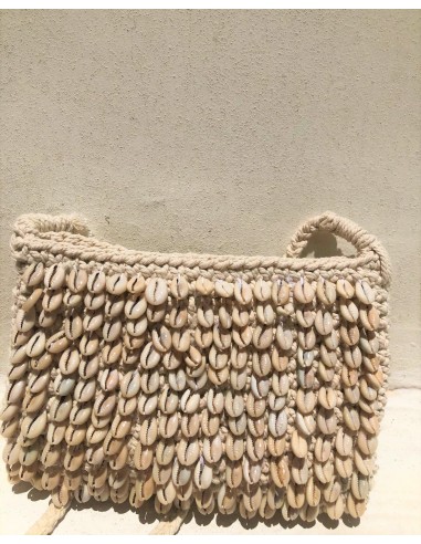 HANDMADE CROCHET  BOHO BAG WITH SHELLS