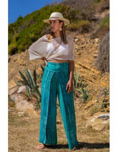 SELINA EMERALD TROUSER IN TIE DYE