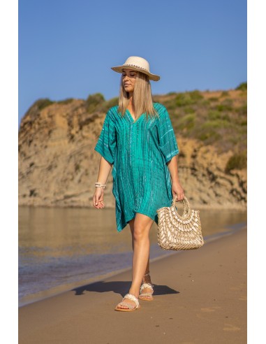 DELILAH EMERALD KAFTAN-DRESS