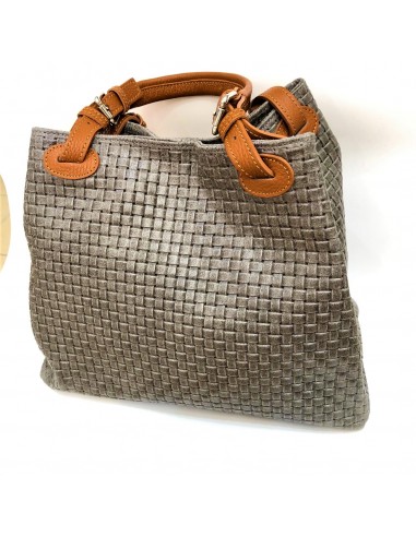 GREY STYLISH EVERYDAY LEATHER BAG