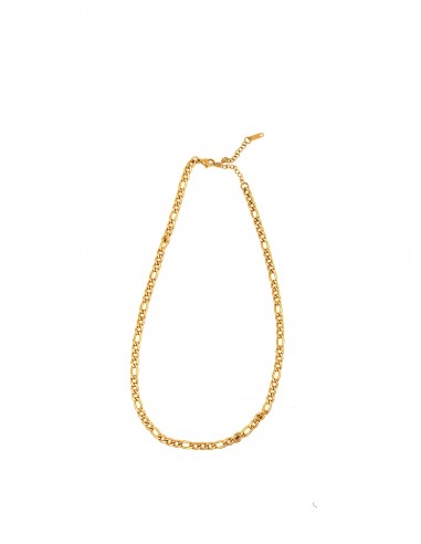 STAINLESS STEEL  GOLD CHAIN 45 MM NECKLACE .