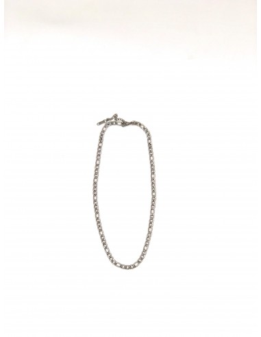 STAINLESS STEEL  SILVER 20 MM CHAIN  NECKLACE .